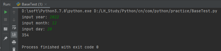 Python入门练习（Question4）