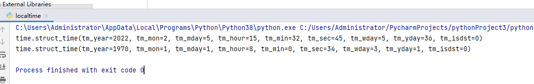 python的time库详解