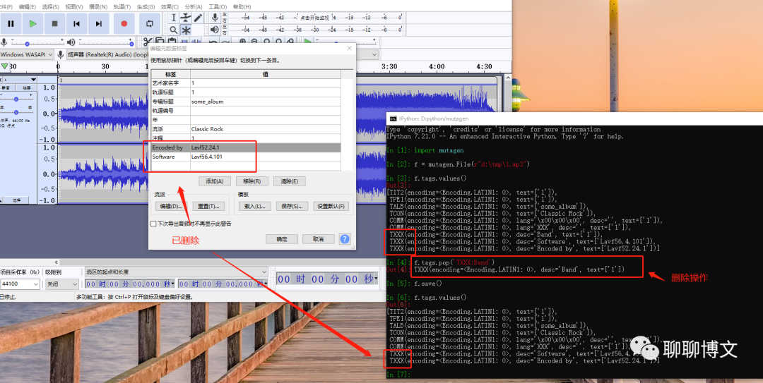 python3使用mutagen进行音频元数据处理