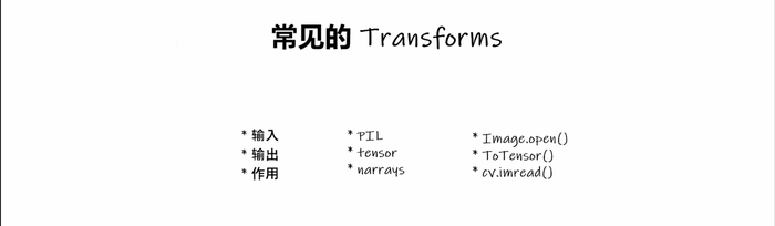 PyTorch教程【六】Transforms的使用