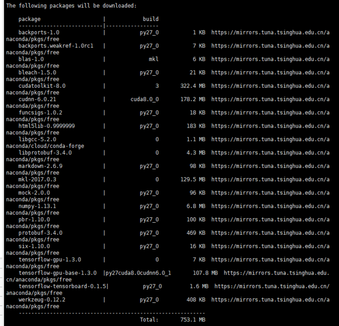 Conda 配置虚拟 pytorch 环境 和 Tensorflow 环境