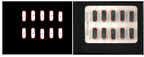 基于MATLAB静态目标分割的药板胶囊检测
