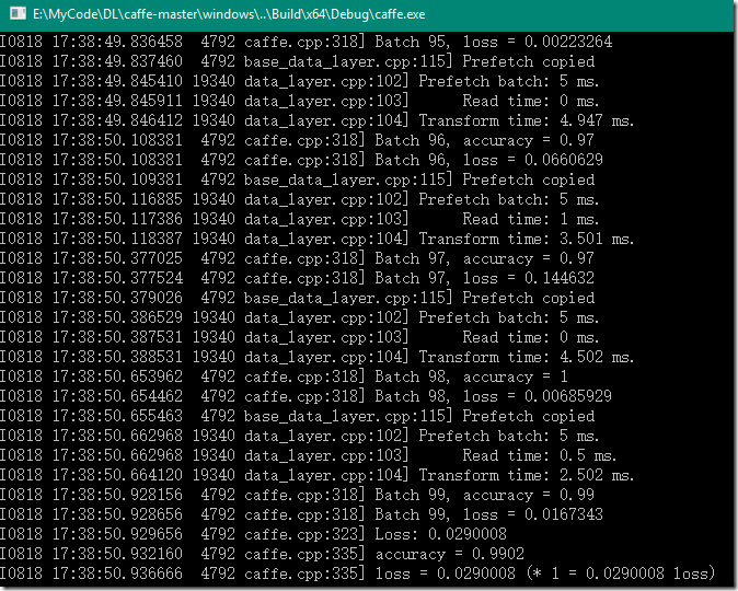 Chapter 3 Start Caffe with MNIST Demo