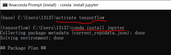 Anaconda+tensorflow 安装