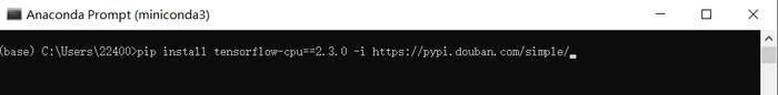 miniconda 搭建tensorflow框架