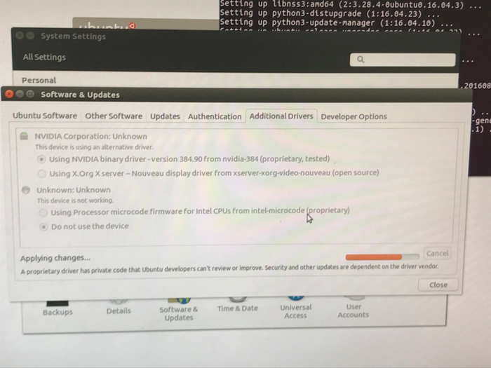 Ubuntu16.04 caffe安装记录
