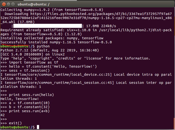 【tensorflow】在 Ubuntu/Linux 环境下安装TF遇到的问题 [Errno 13] Permission denied