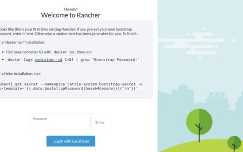 Rancher 系列文章-RHEL7.8 离线有代理条件下安装单节点 Rancher