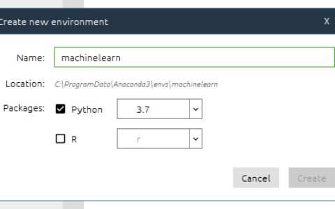 机器学习环境搭建安装TensorFlow1.13.1+Anaconda3.5.3+Python3.7.1+Win10