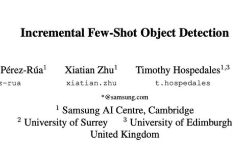 增量学习不只有finetune，三星AI提出增量式少样本目标检测算法ONCE | CVPR 2020