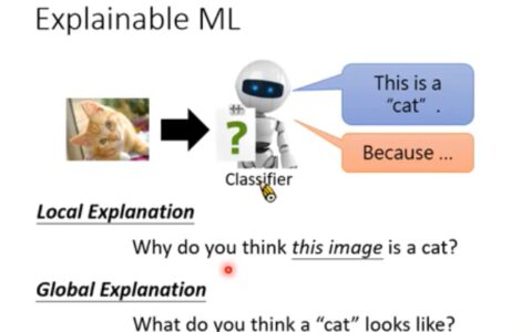 【笔记】机器学习 - 李宏毅 -- Explainable ML 可解释性机器学习